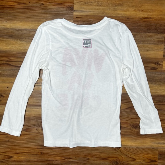 Juicy Couture Viva La Cure RARE Y2k Heavy Stretch Graphic Long Sleeve Tee Size L - Picture 4 of 5